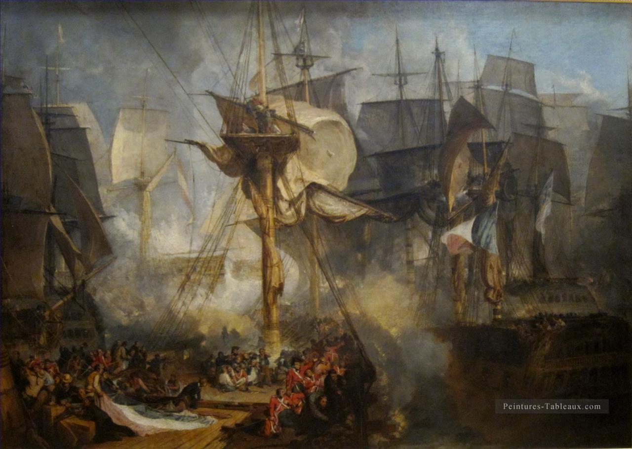Joseph Mallord William Turner bataille navale Peintures à l'huile